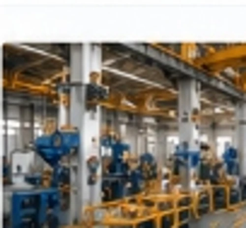 Modern manufacturing plant floor at R.S. Enterprises