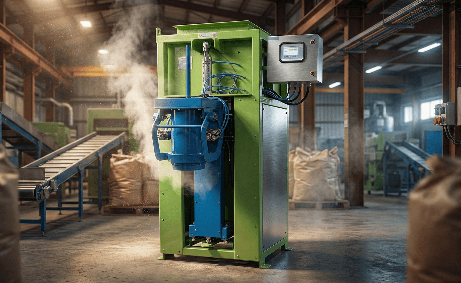 R.S. Enterprises Open Mouth Packer Machine
