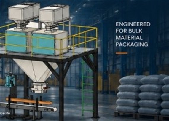R.S. Enterprises Net Bagging Machine standing in plant