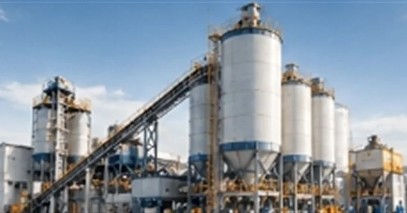 R.S. Enterprises turnkey cement packing plant with multi-silo integration